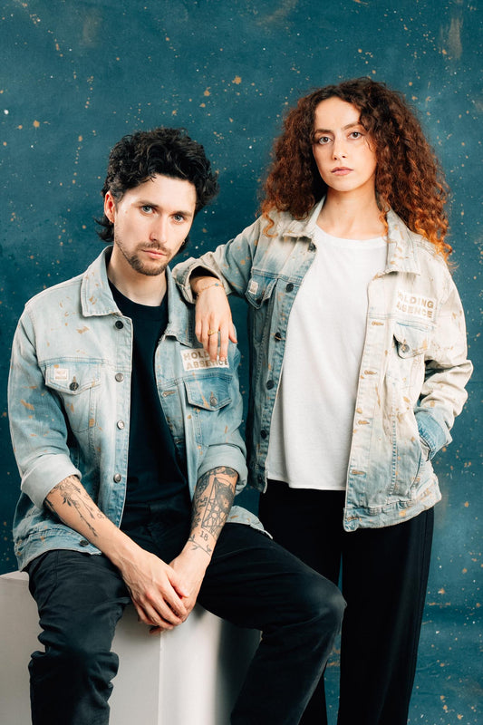 Hand-Dye TNAOSD Denim Jacket